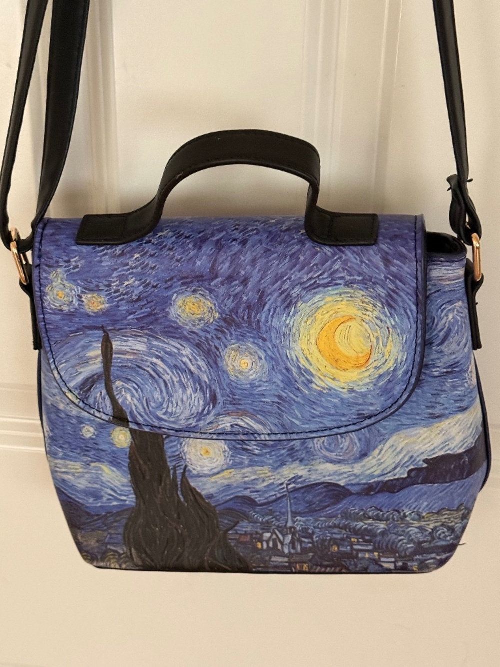 cosmic aura bag 8x10 blue/yellow